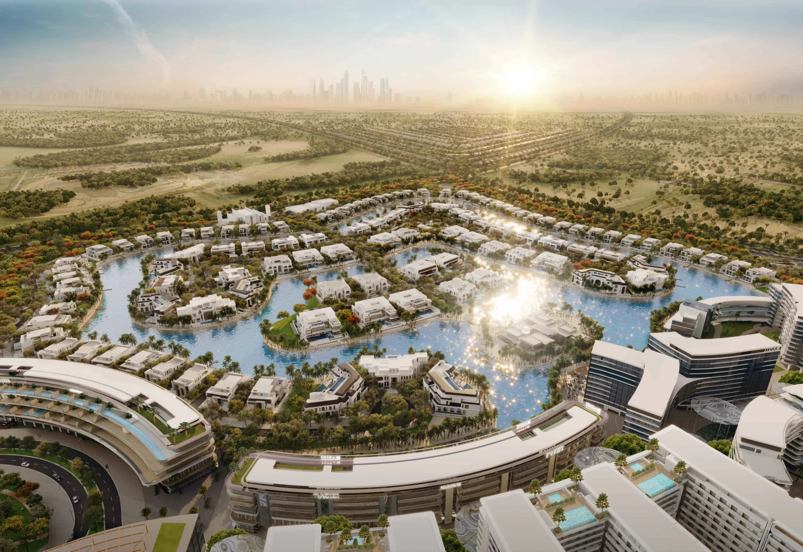 Azizi Venice Dubai South master plan