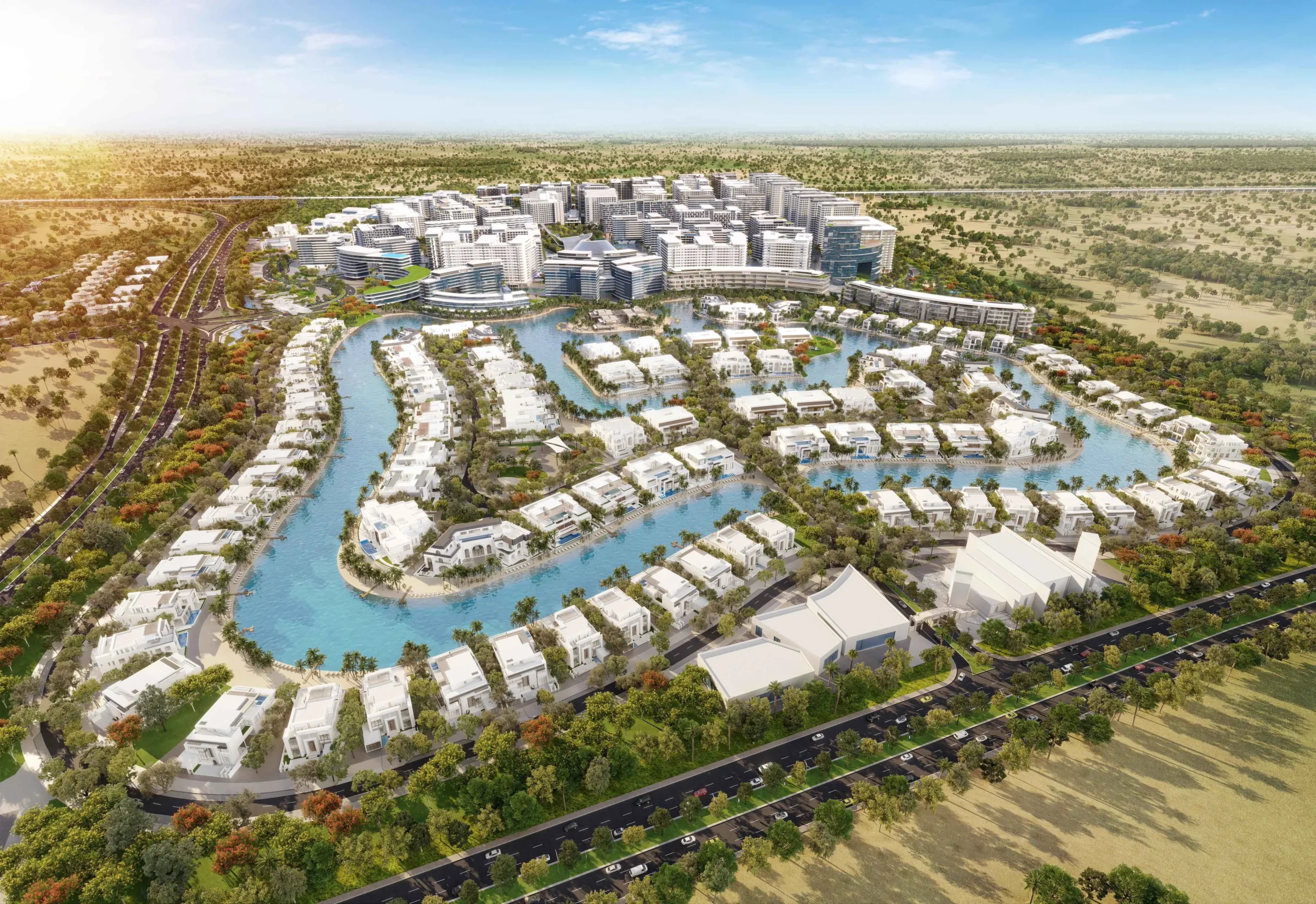 Azizi Venice Dubai South master plan